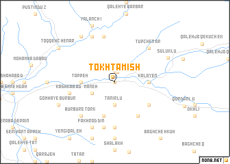 map of Tokhtamīsh