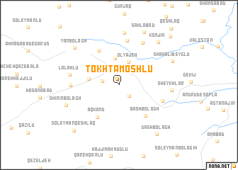 map of Tokhtamoshlū