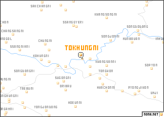 map of Tŏkhŭng-ni