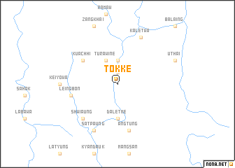 map of Tokke