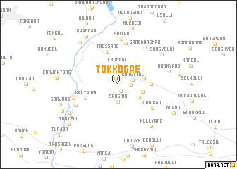 map of Tokkogae