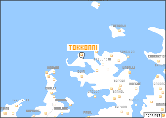 map of Tokkon-ni