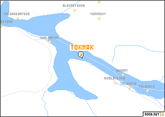 map of Tokmak