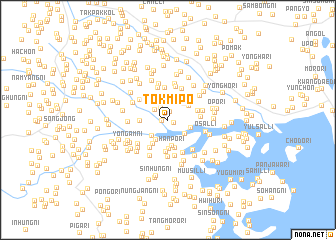 map of Tŏkmip\