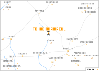 map of Tokobinkani Peul