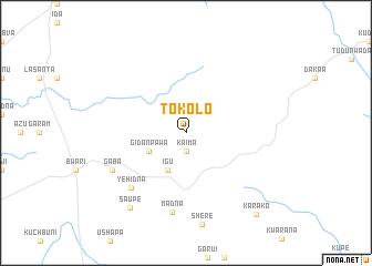 map of Tokolo