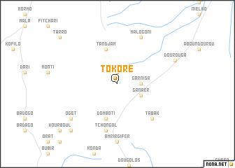 map of Tokoré