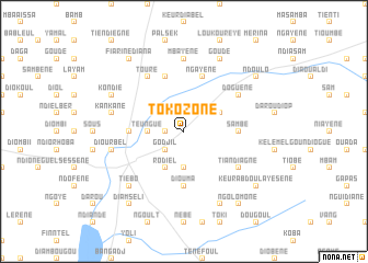 map of Tokozone