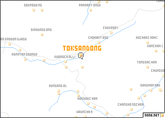 map of Toksan-dong