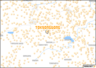 map of Toksŏng-dong