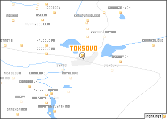 map of Toksovo
