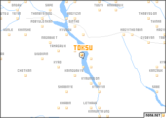 map of Toksu