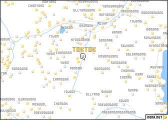 map of Toktŏk