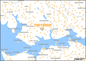 map of Tŏktong-ni