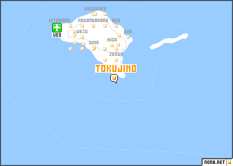 map of Tokujimo