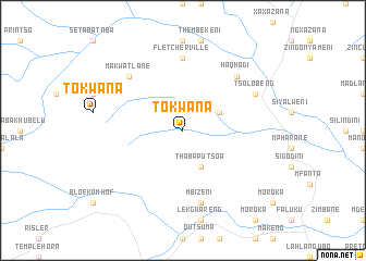 map of Tokwana