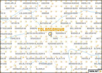 map of Tolangamuwa