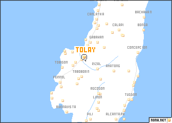map of Tolay