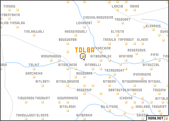 map of Tolba