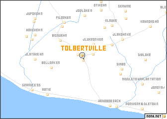 map of Tolbertville