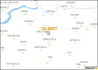 map of Tolbert