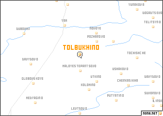 map of Tolbukhino