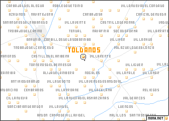 map of Toldanos