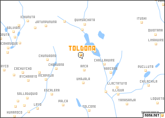 map of Toldoña