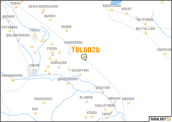 map of Tol Dozd