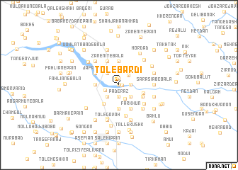 map of Tol-e Bardī