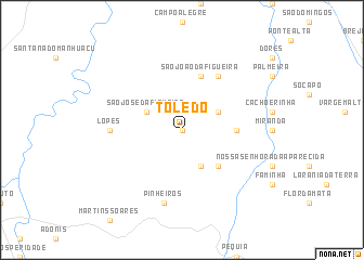 map of Toledo