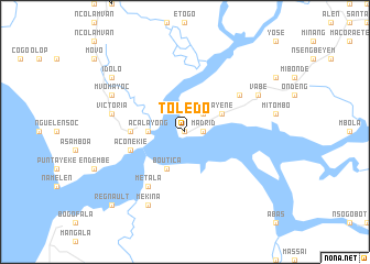 map of Toledo