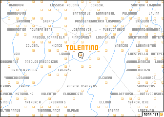 map of Tolentino