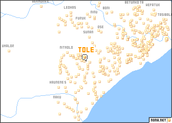 map of Tole