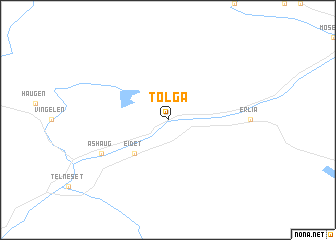 map of Tolga