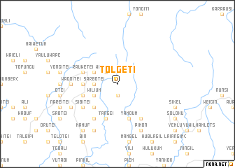 map of Tolgeti