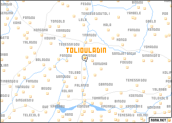 map of Toli Ouladin