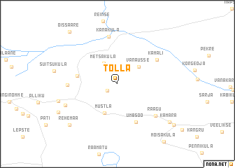 map of Tõlla