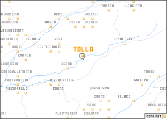 map of Tolla