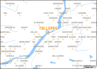 map of Tollered