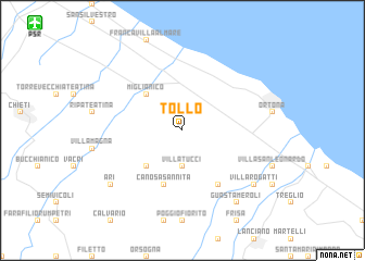 map of Tollo