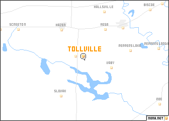 map of Tollville