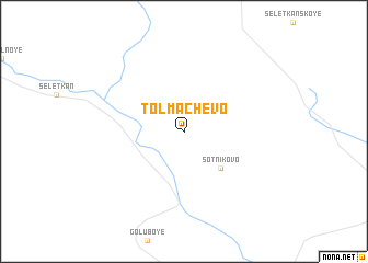 map of Tolmachëvo