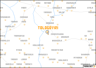 map of Tologo Yiri