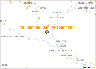 map of Tolombeh Khāneh-ye Tang-e Fanī