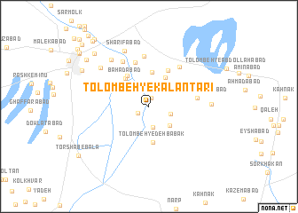 map of Tolombeh-ye Kalāntārī