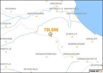 map of Tolomé