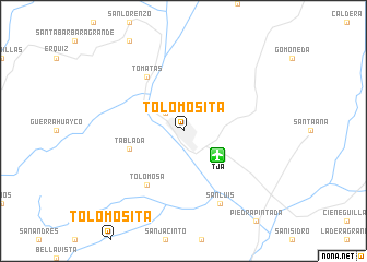 map of Tolomosita