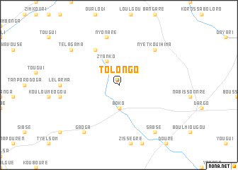 map of Tolongo