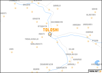 map of Toloshi